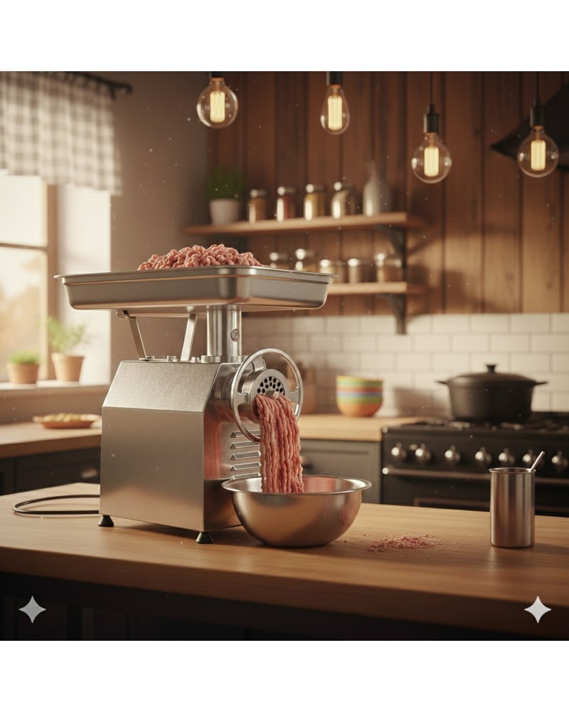 Commercial Electric Meat Grinder/Mincer Stainless Steel 510×350×560mm | TurcoBazaar YW32