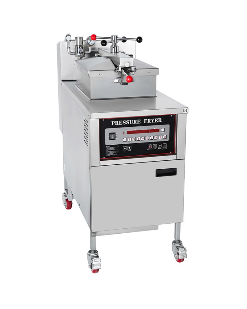Commercial Pressure Fryer YXD25D Stainless Steel 25L with Computer Panel & Oil Filter 460x970x1130mm | TurcoBazaar YXD25D Commercial Pressure Fryer YXD25D Stainless Steel 25L with Computer Panel & Oil Filter 460x970x1130mm | TurcoBazaar YXD25D