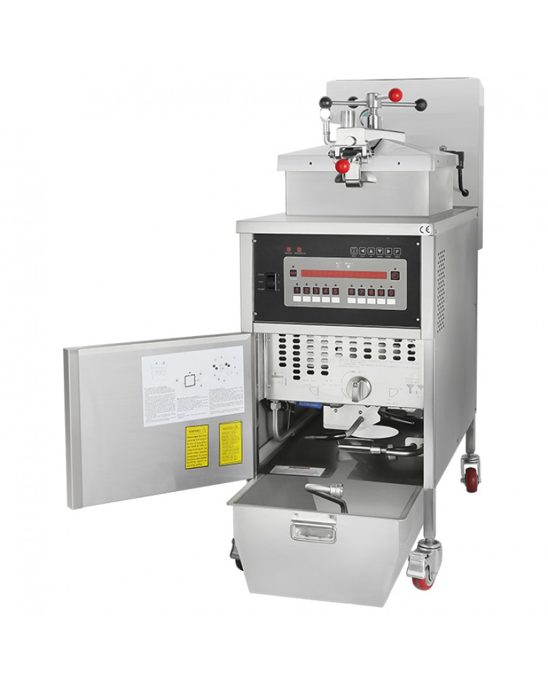 Commercial Pressure Fryer YXD25ES Stainless Steel 25L Oil Filter 460x970x1220mm | TurcoBazaar YXD25ES Commercial Pressure Fryer YXD25ES Stainless Steel 25L Oil Filter 460x970x1220mm | TurcoBazaar YXD25ES