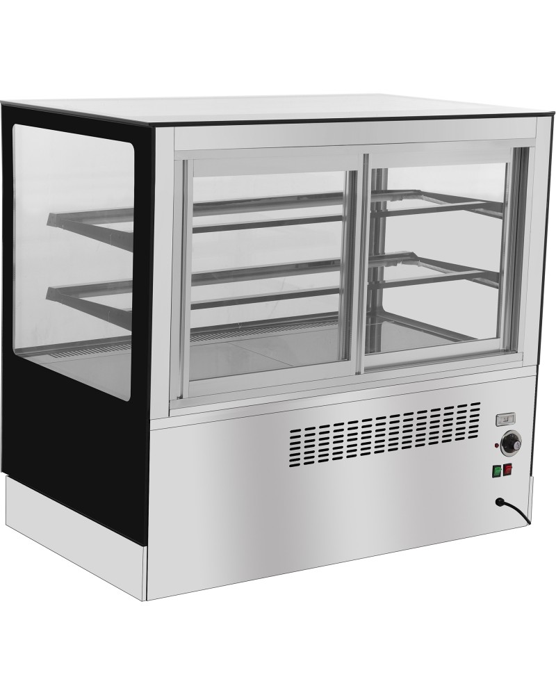 Heated Bakery and Cake Display Unit 2 Shelves 1800mm Width | TurcoBazaar ZHN010