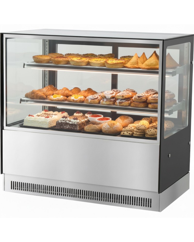 Heated Bakery and Cake Display Unit 2 Shelves 1800mm Width | TurcoBazaar ZHN010