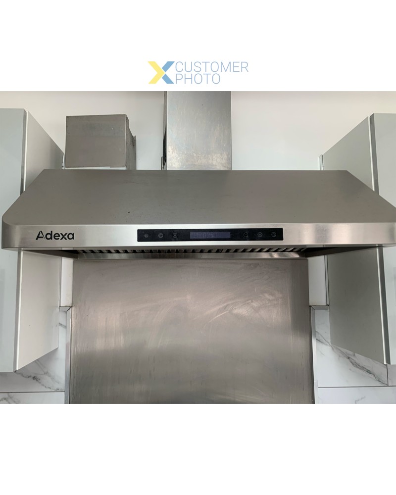 Commercial Extraction Canopy with Filter, Range Hood, Fan, Lights & Speed Control 900mm | TurcoBazaar AP238PS1536 Commercial Extraction Canopy with Filter, Range Hood, Fan, Lights & Speed Control 900mm | TurcoBazaar AP238PS1536