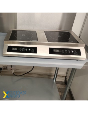 Commercial Double Side-by-Side Induction Cooker 7000W (3500W+3500W) Touch Control Hardwired | TurcoBazaar CX002