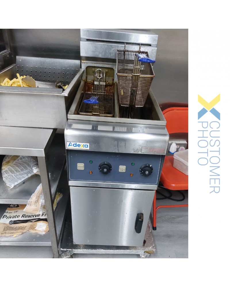 Twin Basket Professional Free standing Electric Fryer Twin tank 12kW 2x10 litres | TurcoBazaar DF10L2 Twin Basket Professional Free standing Electric Fryer Twin tank 12kW 2x10 litres | TurcoBazaar DF10L2