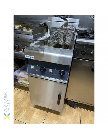 Twin Basket Professional Free standing Electric Fryer Twin tank 12kW 2x10 litres | TurcoBazaar DF10L2 Twin Basket Professional Free standing Electric Fryer Twin tank 12kW 2x10 litres | TurcoBazaar DF10L2
