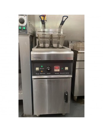 Twin Basket Professional Free standing Electric Fryer Single tank 18kW 28 litres | TurcoBazaar DF28L Twin Basket Professional Free standing Electric Fryer Single tank 18kW 28 litres | TurcoBazaar DF28L