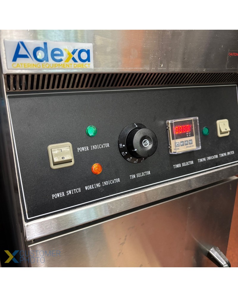 Twin Basket Professional Free standing Electric Fryer Single tank 18kW 28 litres | TurcoBazaar DF28L Twin Basket Professional Free standing Electric Fryer Single tank 18kW 28 litres | TurcoBazaar DF28L