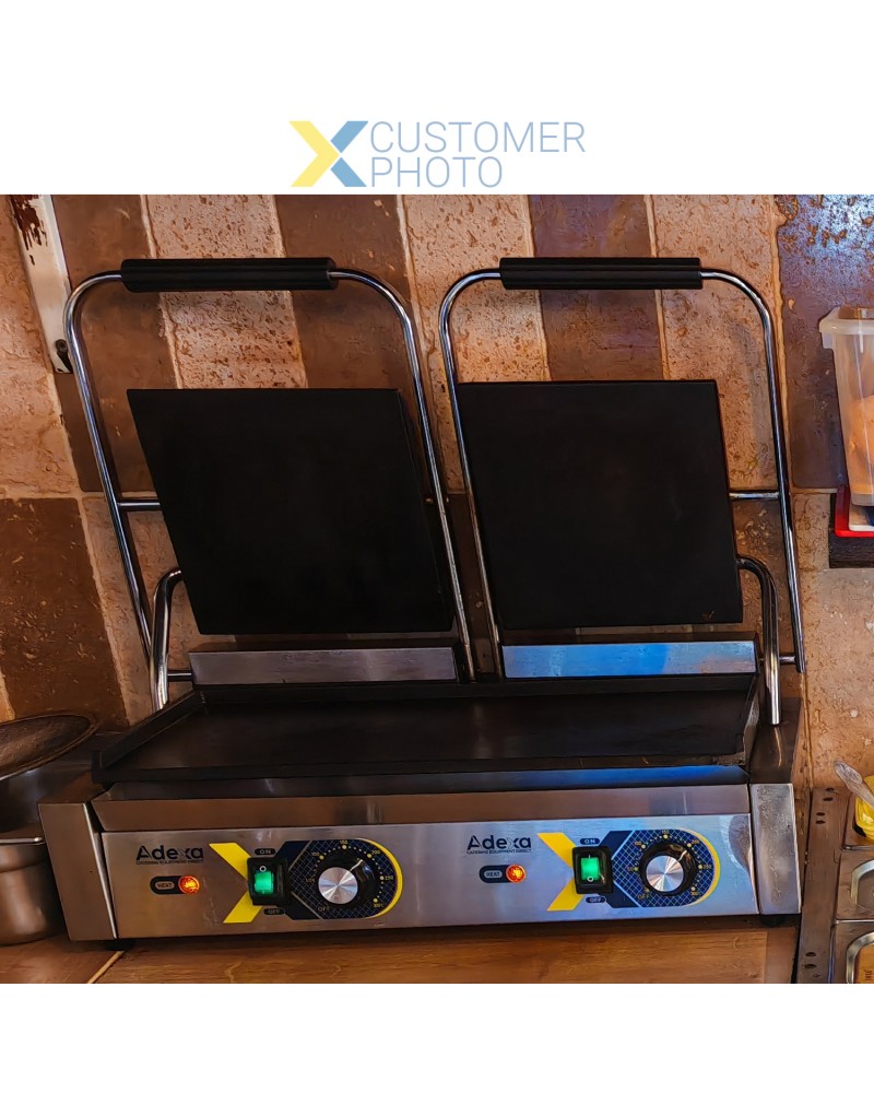 Heavy Duty Panini Contact grill Double Smooth | TurcoBazaar EGD20A