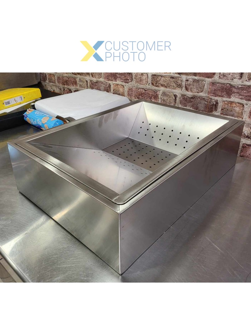 Table Top Chip Station Stainless Steel | TurcoBazaar FFS01A Table Top Chip Station Stainless Steel | TurcoBazaar FFS01A