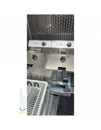 Commercial Fryer Double Electric 2x11 litre 7kW Countertop | TurcoBazaar HEF11L2 Commercial Fryer Double Electric 2x11 litre 7kW Countertop | TurcoBazaar HEF11L2