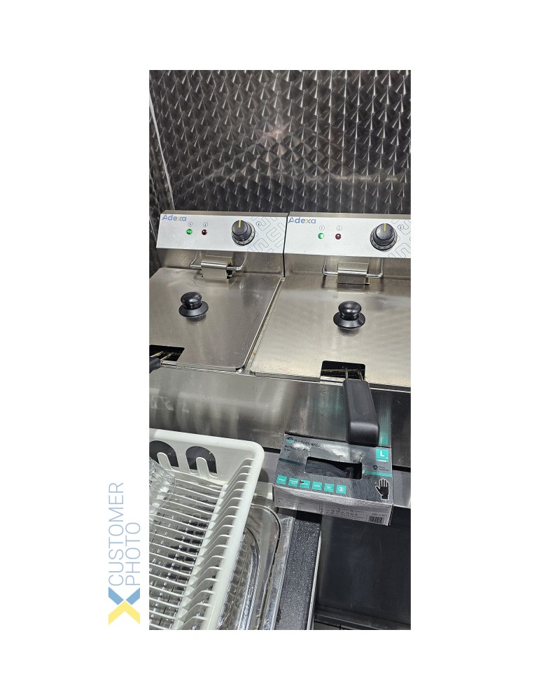 Commercial Fryer Double Electric 2x11 litre 7kW Countertop | TurcoBazaar HEF11L2 Commercial Fryer Double Electric 2x11 litre 7kW Countertop | TurcoBazaar HEF11L2