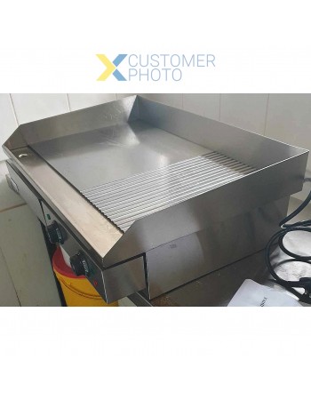Commercial Griddle Smooth/Ribbed 730x470x240mm 4.4kW Electric | TurcoBazaar HEG822