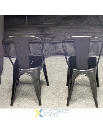 Bistro Dining Chair Steel Black Indoors | TurcoBazaar HYX5031 Bistro Dining Chair Steel Black Indoors | TurcoBazaar HYX5031