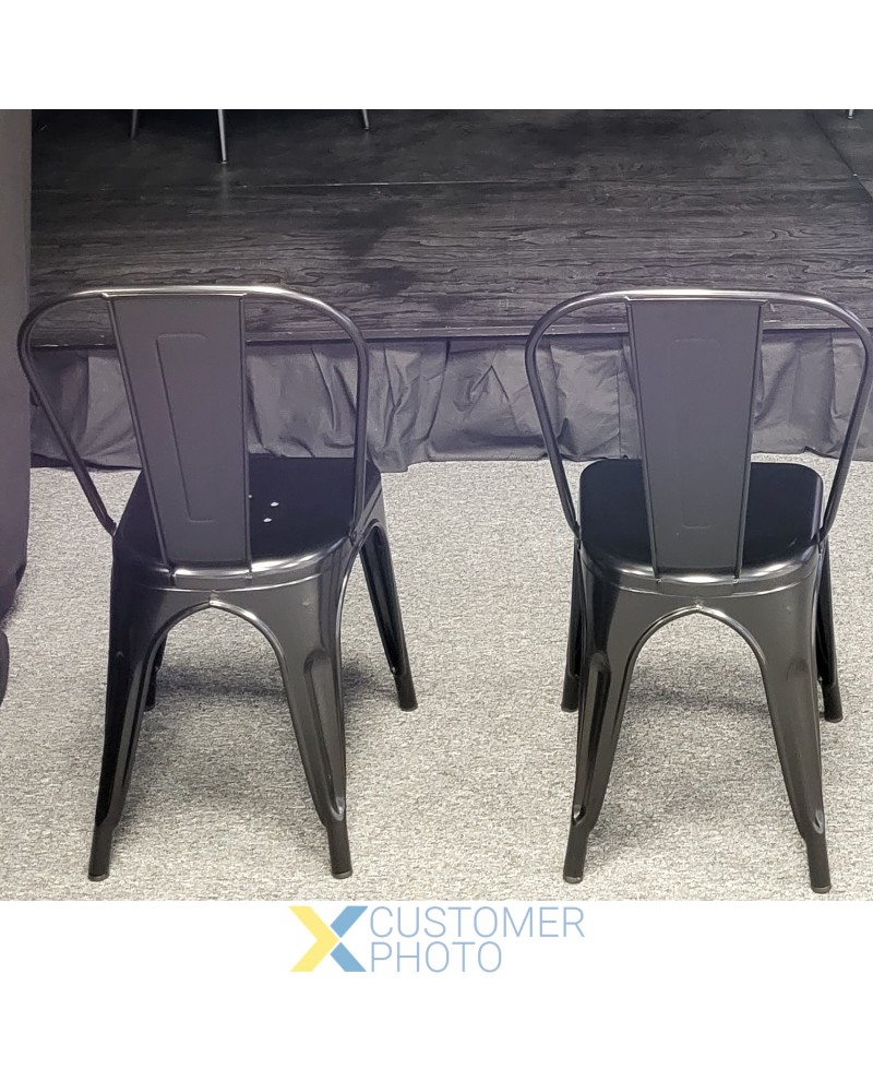 Bistro Dining Chair Steel Black Indoors | TurcoBazaar HYX5031 Bistro Dining Chair Steel Black Indoors | TurcoBazaar HYX5031