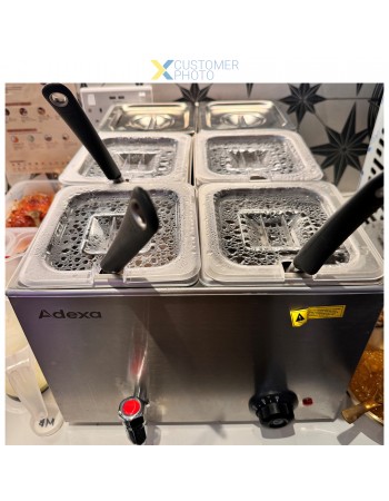 Commercial Bain Marie 6xGN1/6 0.6kW | TurcoBazaar M106 Commercial Bain Marie 6xGN1/6 0.6kW | TurcoBazaar M106