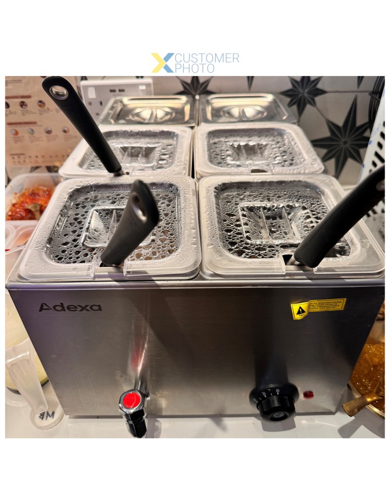 Commercial Bain Marie 6xGN1/6 0.6kW | TurcoBazaar M106 Commercial Bain Marie 6xGN1/6 0.6kW | TurcoBazaar M106