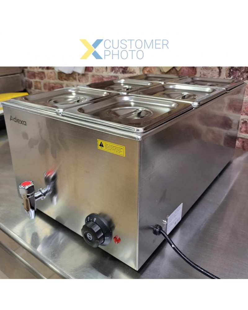 Commercial Bain Marie 6xGN1/6 0.6kW | TurcoBazaar M106 Commercial Bain Marie 6xGN1/6 0.6kW | TurcoBazaar M106