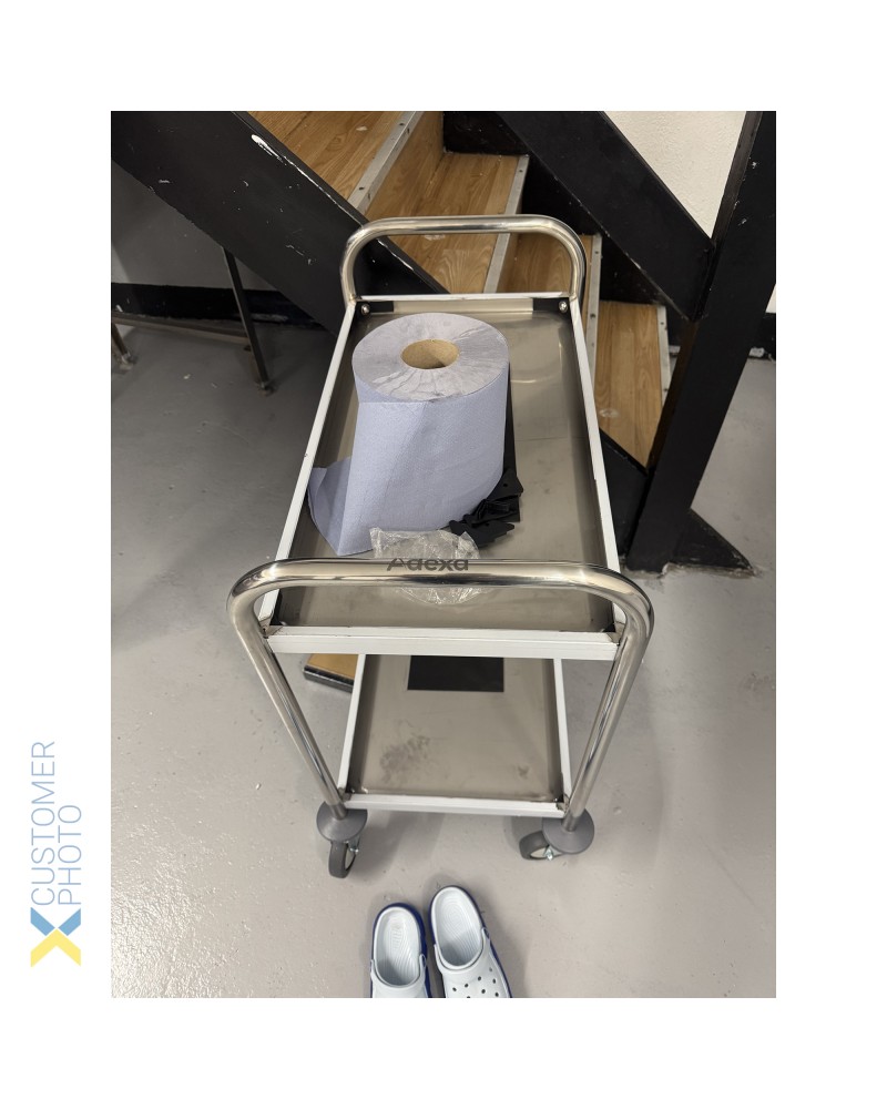 Commercial Serving/Service/Clearing Trolley Stainless steel 2 tier 710x410x810mm | TurcoBazaar RST2C Commercial Serving/Service/Clearing Trolley Stainless steel 2 tier 710x410x810mm | TurcoBazaar RST2C