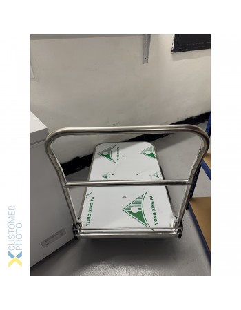 Platform trolley Stainless steel 800kg Folding handle 1100x600x1060mm | TurcoBazaar ST047C