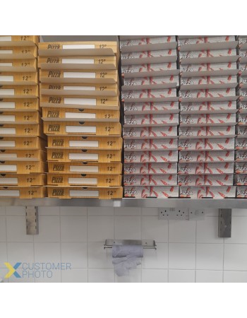 Height Adjustable Wall shelf 1 level 1400x300mm Stainless steel | TurcoBazaar THWBS1R143