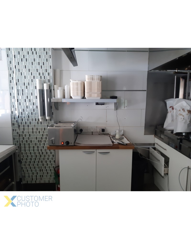 Wall Shelf Stainless steel 1000x300x250mm | TurcoBazaar WHWS30100