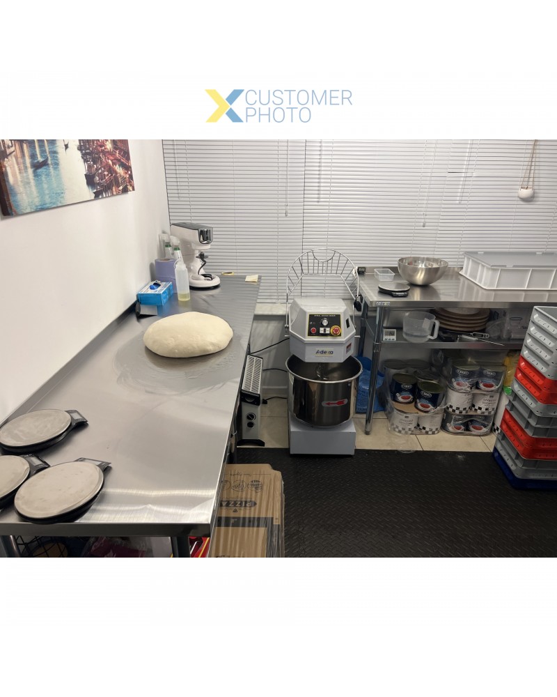 Commercial Stainless Steel Work Table Bottom shelf Upstand 2100x600x900mm | TurcoBazaar WT60210GB