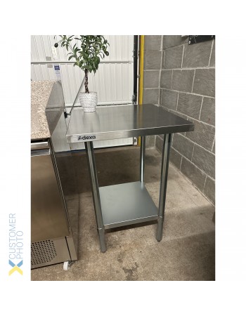 Commercial Stainless Steel Work Table Bottom shelf 600x600x900mm | TurcoBazaar WT6060G