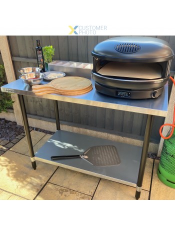 Commercial Stainless Steel Work Table Bottom shelf Upstand 1200x700x900mm | TurcoBazaar WT70120GB