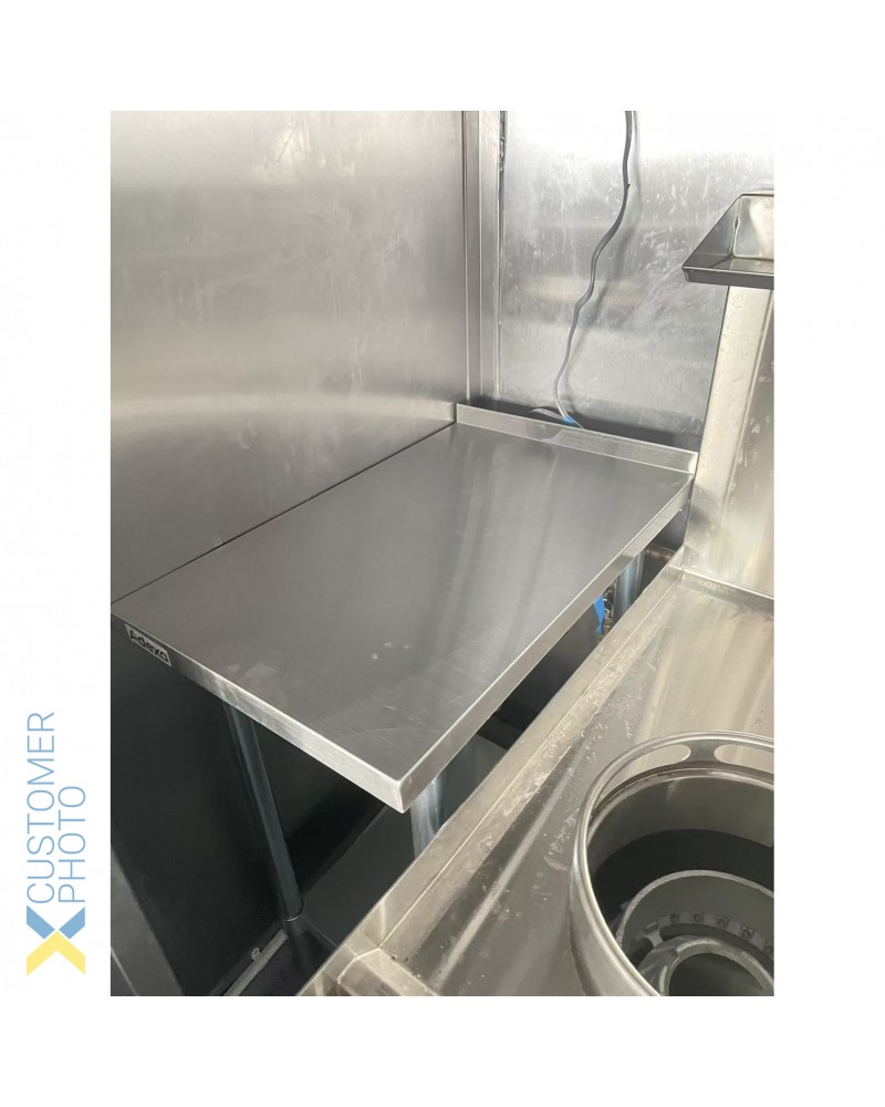 Commercial Stainless Steel Work Table Bottom shelf Upstand 450x700x900mm | TurcoBazaar WT7045GB