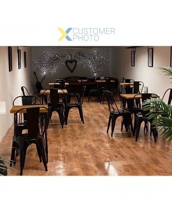 Bistro Dining Chair Steel Black Indoors | TurcoBazaar WW163B Bistro Dining Chair Steel Black Indoors | TurcoBazaar WW163B