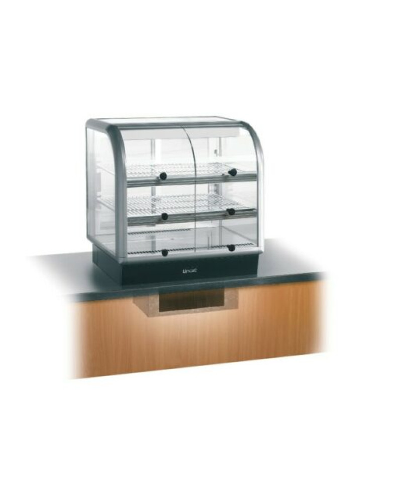 C6R/75SU - Lincat Seal 650 Series Counter-top Curved Front Refrigerated Merchandiser - Self-Service - Under-Counter Power Pack - W 750 mm - 0.6 kW