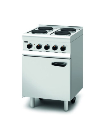 ESLR6C - Lincat Silverlink 600 Electric Free-standing Oven Range - Castors at Rear - 4 Plates - W 600 mm - 11.0 kW ESLR6C - Lincat Silverlink 600 Electric Free-standing Oven Range - Castors at Rear - 4 Plates - W 600 mm - 11.0 kW