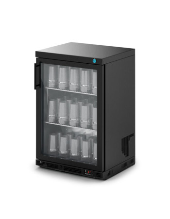 F49/600/B - IMC Ventus VR60 Glass Froster [Front Load] - Glass Door - Black Painted Frame - H 900 mm - W 600 mm