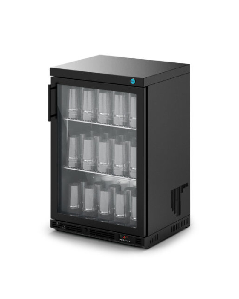 F49/600/B - IMC Ventus VR60 Glass Froster [Front Load] - Glass Door - Black Painted Frame - H 900 mm - W 600 mm