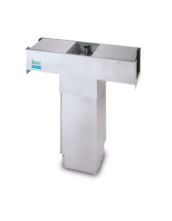 F54/222 - IMC Vulture 1204 Double Trough Food Waste Disposer - 3 Phase [4 wire] - W 800 mm - 2.2 kW