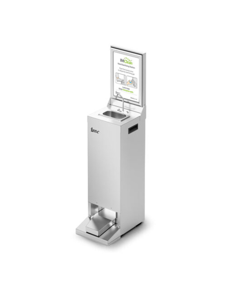 F63/251 - IMC IMClean Junior Reduced Height Mobile Hand Sanitising Station F63/251 - IMC IMClean Junior Reduced Height Mobile Hand Sanitising Station
