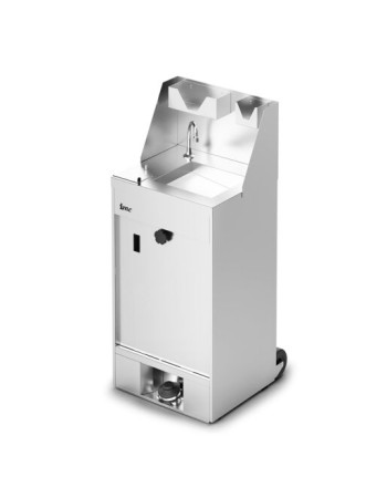 F63/502 - IMC IMClean High Capacity Mobile Hand Wash Station with Splashback, Soap & Paper Towel Holder - W 515mm - 3.0kW F63/502 - IMC IMClean High Capacity Mobile Hand Wash Station with Splashback, Soap & Paper Towel Holder - W 515mm - 3.0kW