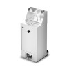 F63/503 - IMC IMClean Mobile Hand Wash Station without Heater - inc. S/back, Soap & Paper Towel Holder - W 520 mm