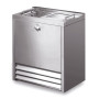F73/071/SS - IMC BM70 Bottle Cooler [Top Load] - Glass Lid - H 875 mm - W 700 mm - 0.345 kW