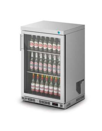 F76/150 - IMC Ventus V60 Bottle Cooler [Front Load] - Glass Door - Stainless Steel Frame - H 900 mm - W 600 mm - R290
