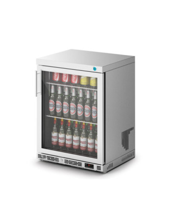 F76/152 - IMC Ventus V60 Bottle Cooler [Front Load] - Glass Door - Stainless Steel Frame - H 800 mm - W 600 mm - R290