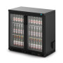 F76/250/B - IMC Ventus V90 Bottle Cooler [Front Load] - Glass Door - Black Painted Frame - H 900 mm - W 900 mm - R290