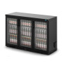 F76/350/B - IMC Ventus V135 Bottle Cooler [Front Load] - Glass Door - Black Painted Frame - H 900 mm - W 1350 mm - R290
