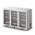 F76/350 - IMC Ventus V135 Bottle Cooler [Front Load] - Glass Door - Stainless Steel Frame - H 900 mm - W 1350 mm - R290