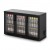 F76/352/B - IMC Ventus V135 Bottle Cooler [Front Load] - Glass Door - Black Painted Frame - H 800 mm - W 1350 mm - R290