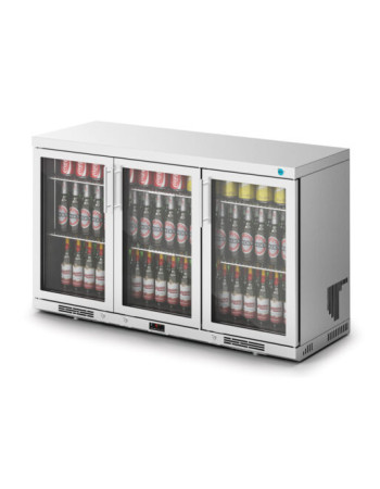 F76/352 - IMC Ventus V135 Bottle Cooler [Front Load] - Glass Door - Stainless Steel Frame - H 800 mm - W 1350 mm - R290