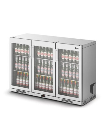F76/370 - IMC Ventus V135 Bottle Cooler [Front Load] - Full FrontGlass Door - Stainless Steel Frame - H 900 mm - W 1350 mm - R290