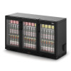 F76/372/B - IMC Ventus V135 Bottle Cooler [Front Load] - Full Front Glass Door - Black Painted Frame - H 800 mm - W 1350 mm - R290