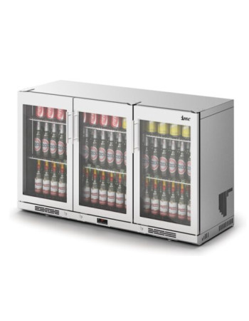 F76/372 - IMC Ventus V135 Bottle Cooler [Front Load] - Full Front Glass Door - Stainless Steel Frame - H 800 mm - W 1350 mm - R290