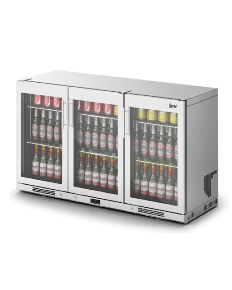 F76/372 - IMC Ventus V135 Bottle Cooler [Front Load] - Full Front Glass Door - Stainless Steel Frame - H 800 mm - W 1350 mm - R290